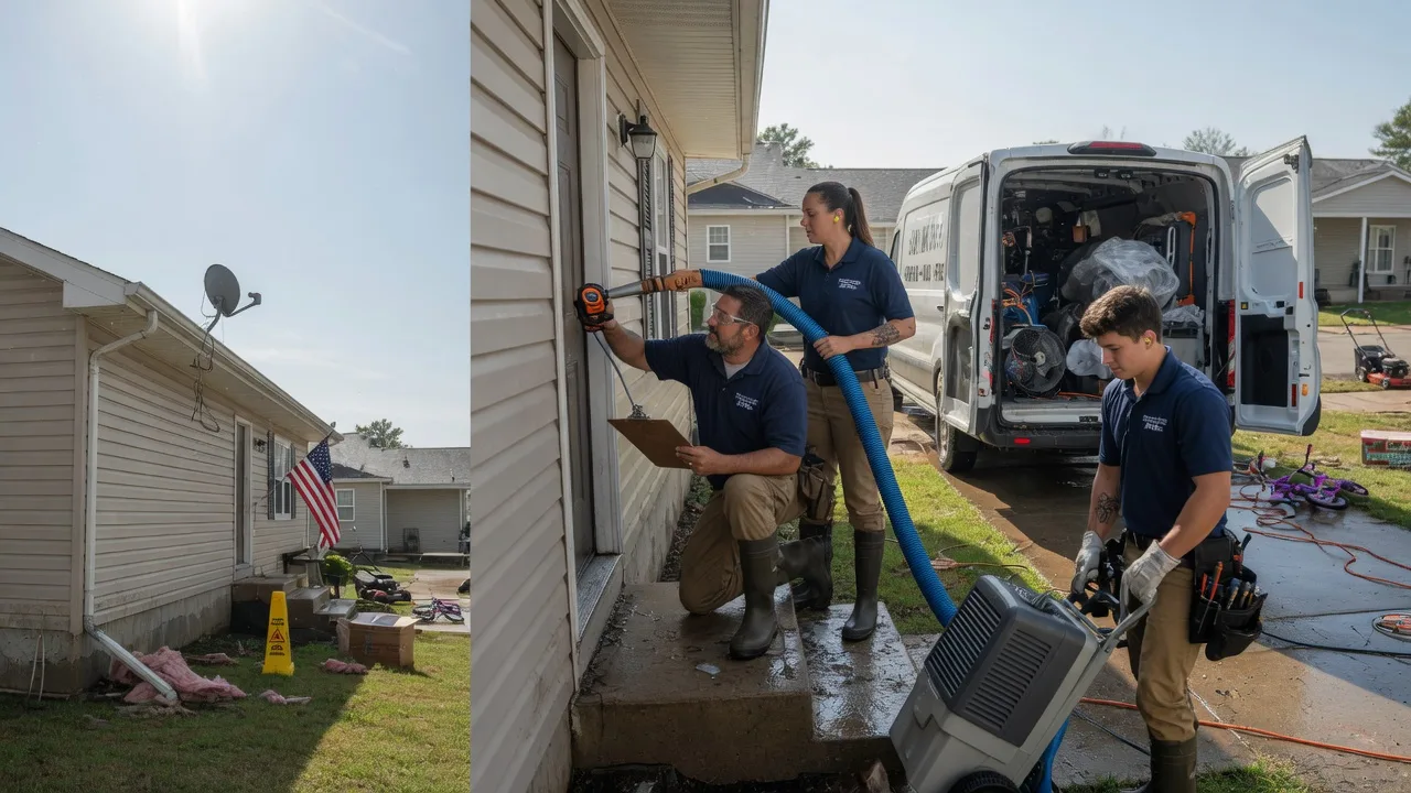 Ceiling Water Damage Restoration in Mcewen, TN near me